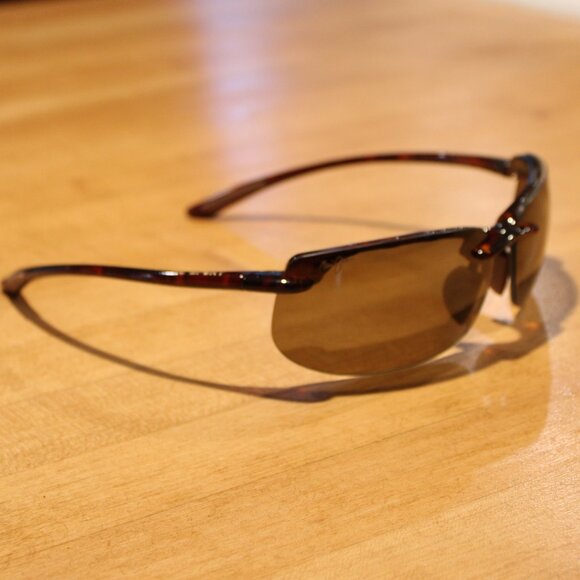 🎉3xHP🎉Maui Jim Banyans Polarized Rimless Sunglasses MJ-412-10 - Picture 6 of 10